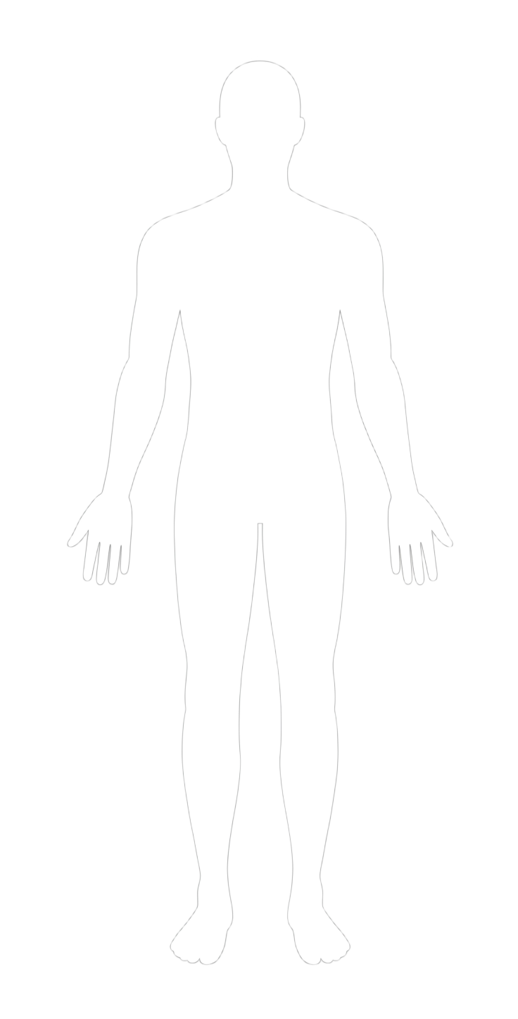 Human body silhouette